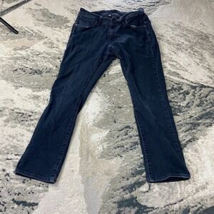 Y2K  Volcom Jeans Sz 32 Blue Denim Medium Wash Straight Leg Zip Fly Outdoor